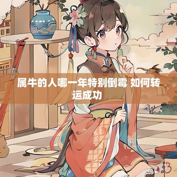 属牛的人哪一年特别倒霉 如何转运成功 