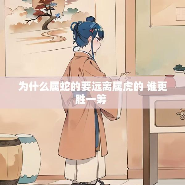 为什么属蛇的要远离属虎的 谁更胜一筹 