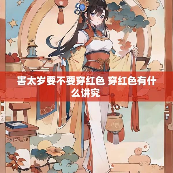 害太岁要不要穿红色 穿红色有什么讲究 