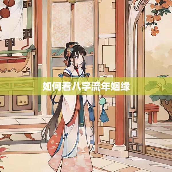 如何看八字流年姻缘