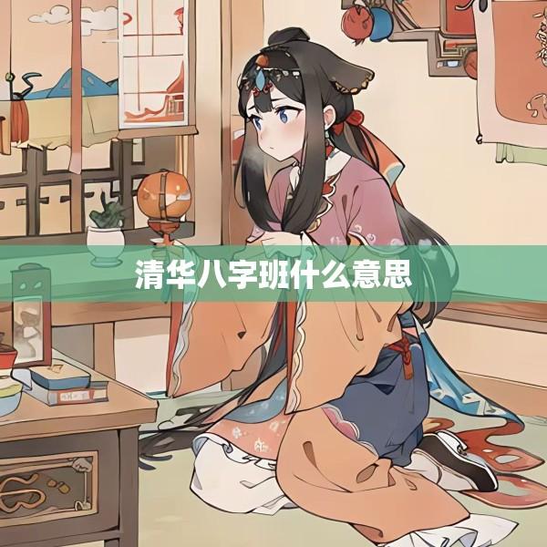 清华八字班什么意思